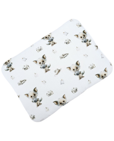 Oreiller plat en bambou 40x60 cm – Antiallergique avec rembourrage PHOTOGRAPHER