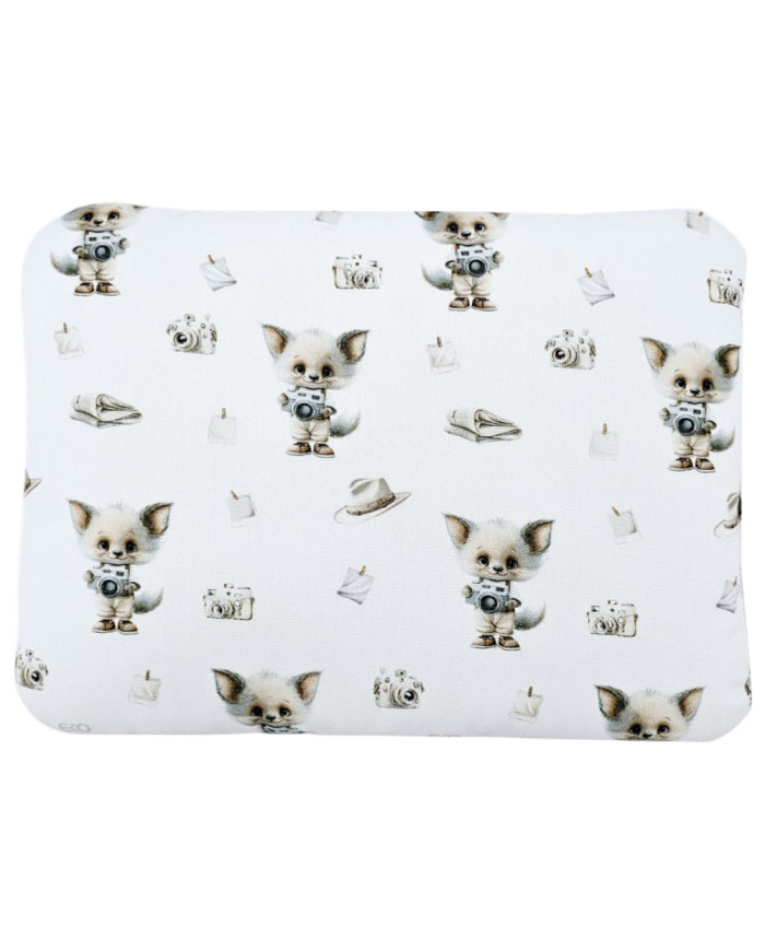 Oreiller plat en bambou 40x60 cm – Antiallergique avec rembourrage PHOTOGRAPHER