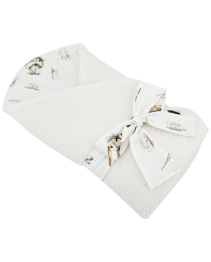 Bamboo baby wrap + boucle PAINTER