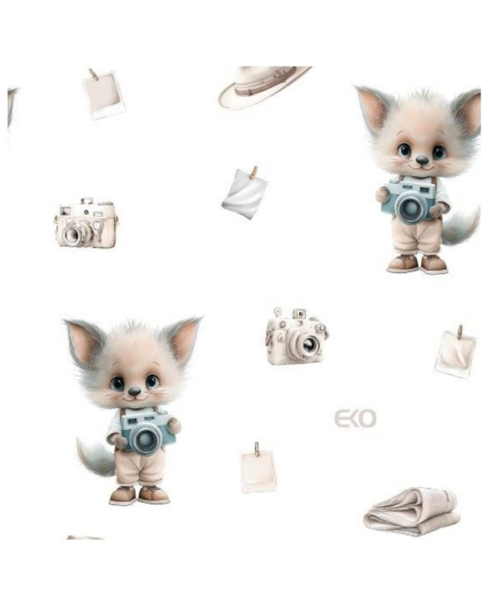 Bambus-Babytragetuch + Bouclé-Maler PHOTOGRAPHER