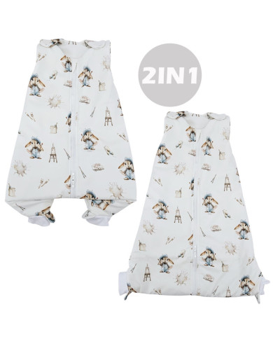 2in1 multifunctional bamboo baby sleeping bag PAINTER