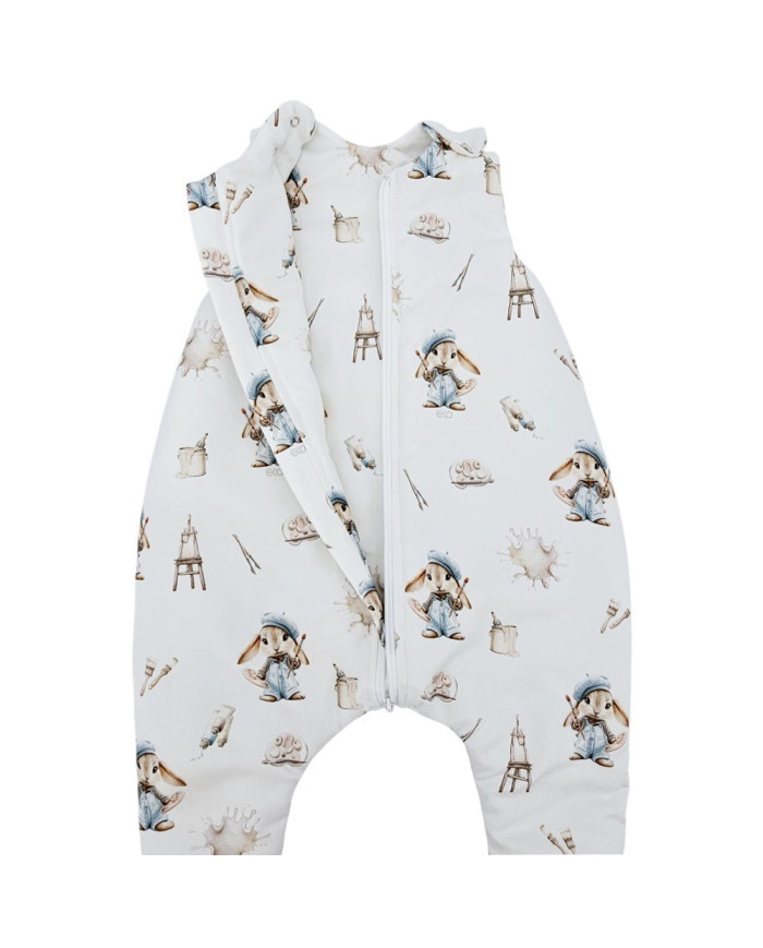 Bamboo Sleeping Bag with Feet – Breathable & Lightweight for Active Toddlers PAINTER