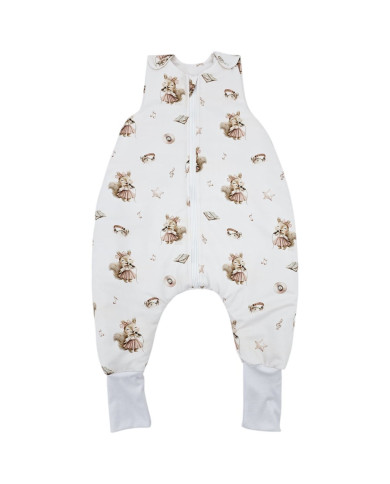 Bambusový spací vak s nožičkami – Priedušný a Ľahký pre Aktívne Deti SINGER