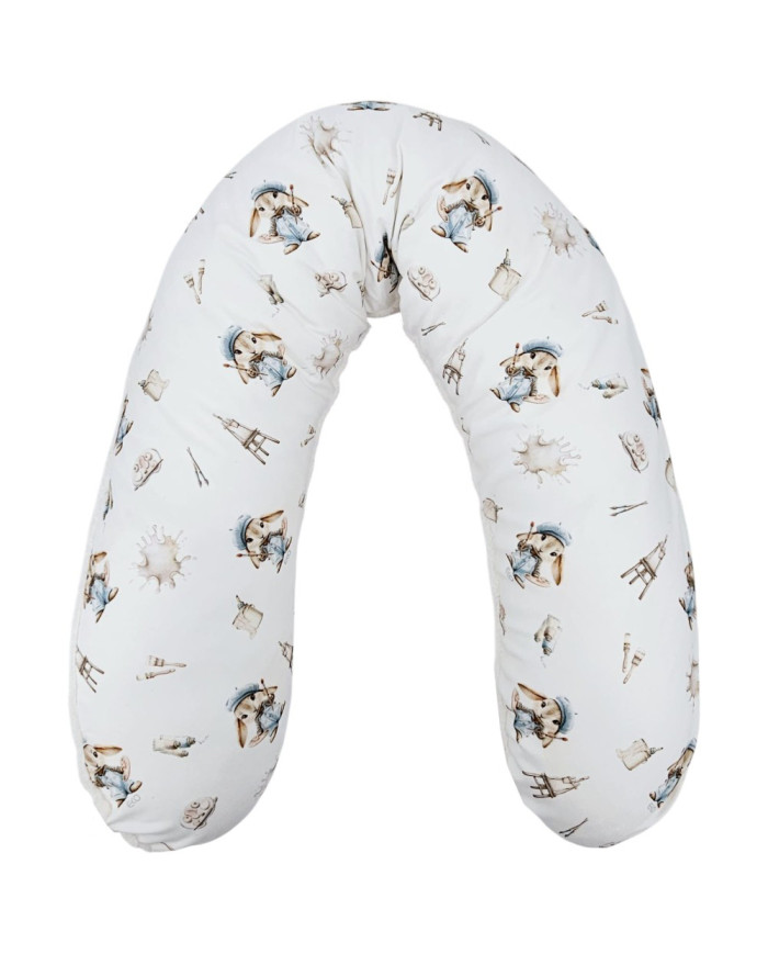 Grand coussin d'allaitement Bambou + Bouclé – Confort de luxe et hygiène PAINTER