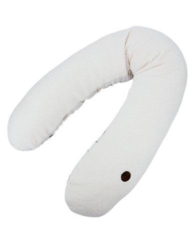 Grand coussin d'allaitement Bambou + Bouclé – Confort de luxe et hygiène PAINTER