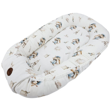 Kokon Niemowlęcy 100% Bambus – Antybakteryjne Gniazdko i Bezpieczny Sen MALARZ