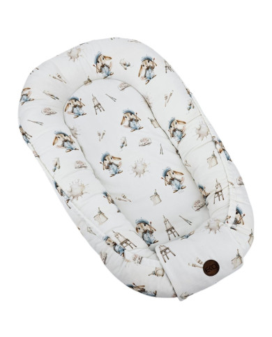 Bamboo Baby Nest 100% Bamboo – Antibacterial & Safe Sleep Pod PAINTER