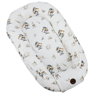 Kokon Niemowlęcy 100% Bambus – Antybakteryjne Gniazdko i Bezpieczny Sen MALARZ