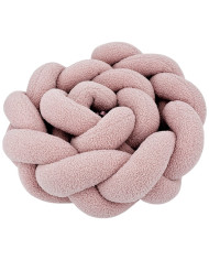 Pīts gultiņas apmales aizsargs no bouclé – Mīksts un Stilīgs PINK