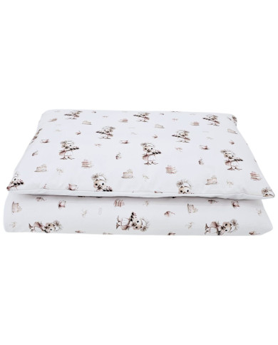 Printed cotton bedding - 2-piece 135x100 cm COOK