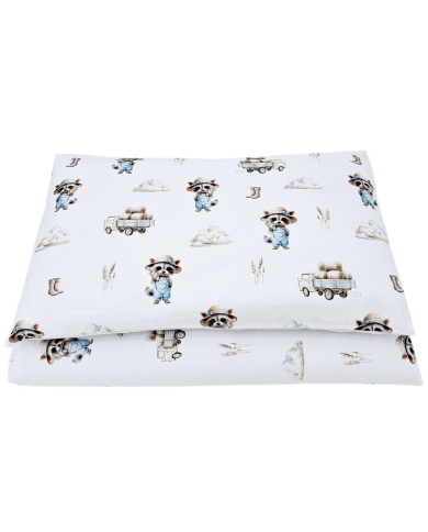 Printed cotton bedding - 2-piece 135x100 cm FARMER