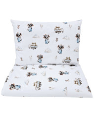 Printed cotton bedding - 2-piece 135x100 cm FARMER