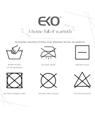 Merino Wool Knitted Blanket 80x100 cm - ECRU