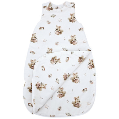 Średni bambusowy śpiworek  – komfortowy sen dla małych dzieci PIOSENKARKA