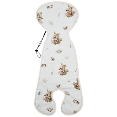 Oddychająca Wkładka do Fotelika 0-9 kg – Antypotowa Struktura Plastra Miodu PIOSENKARKA