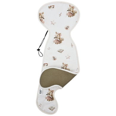 Oddychająca Wkładka do Fotelika 0-9 kg – Antypotowa Struktura Plastra Miodu PIOSENKARKA