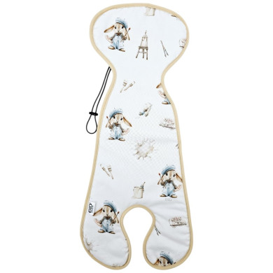 Oddychająca Wkładka do Fotelika  9-18 kg – Antypotowa Struktura Plastra Miodu MALARZ