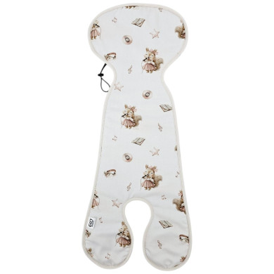 Oddychająca Wkładka do Fotelika  9-18 kg – Antypotowa Struktura Plastra Miodu PIOSENKARKA