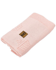 Bamboo knitted blanket MUFFINS APRICOT