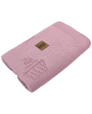 Pletena bambusova deka MUFFINS LILAC