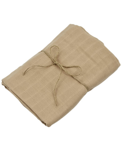 Lagana muslin povitica – Prozračna i Mekana za Osjetljivu Kožu 120 x 120 cm 1kom. CARAMEL