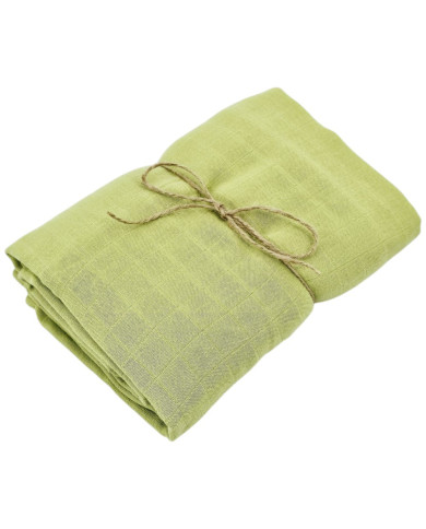 Könnyű Muszlin Pólya – Légáteresztő és Puha Érzékeny Bőrre 120 x 120 cm 1szt. GREEN