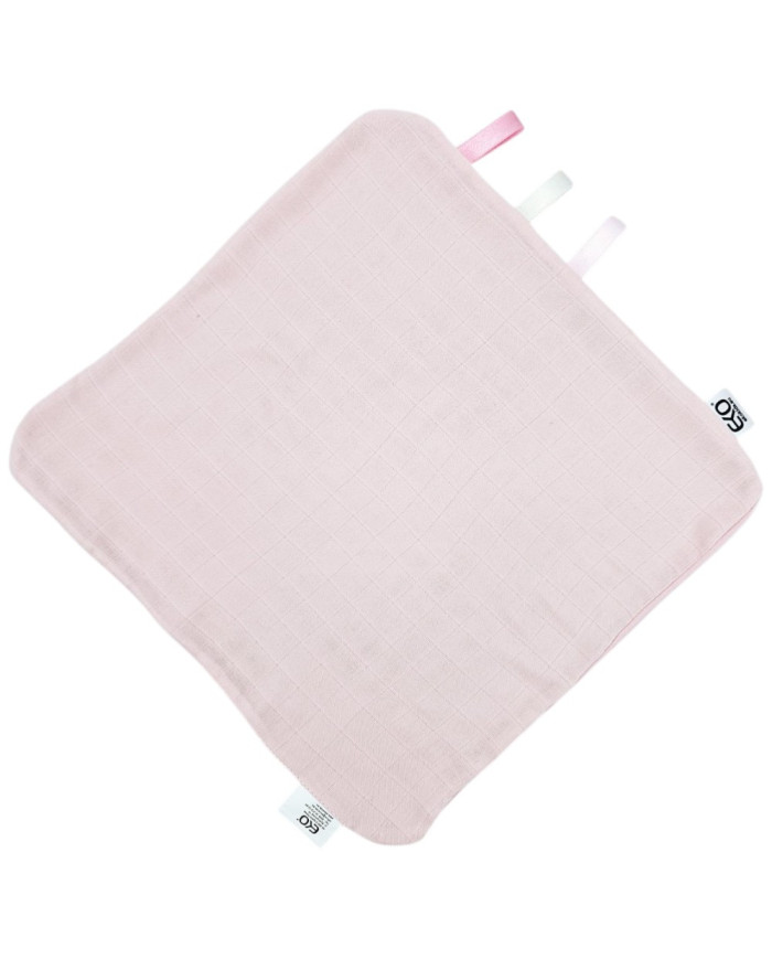 Měkká dětská plenka na odříhnutí – Savá bavlna a jemný mušelín PINK