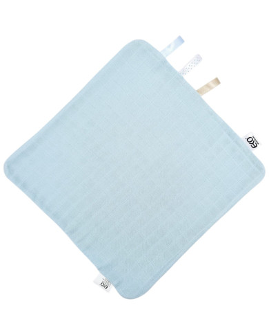 Soft Baby Burp Cloth – Absorbent Cotton & Gentle Muslin LIGHT BLUE