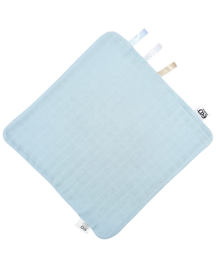Bavoir d'épaule doux pour bébé – Coton absorbant et mousseline délicate LIGHT BLUE