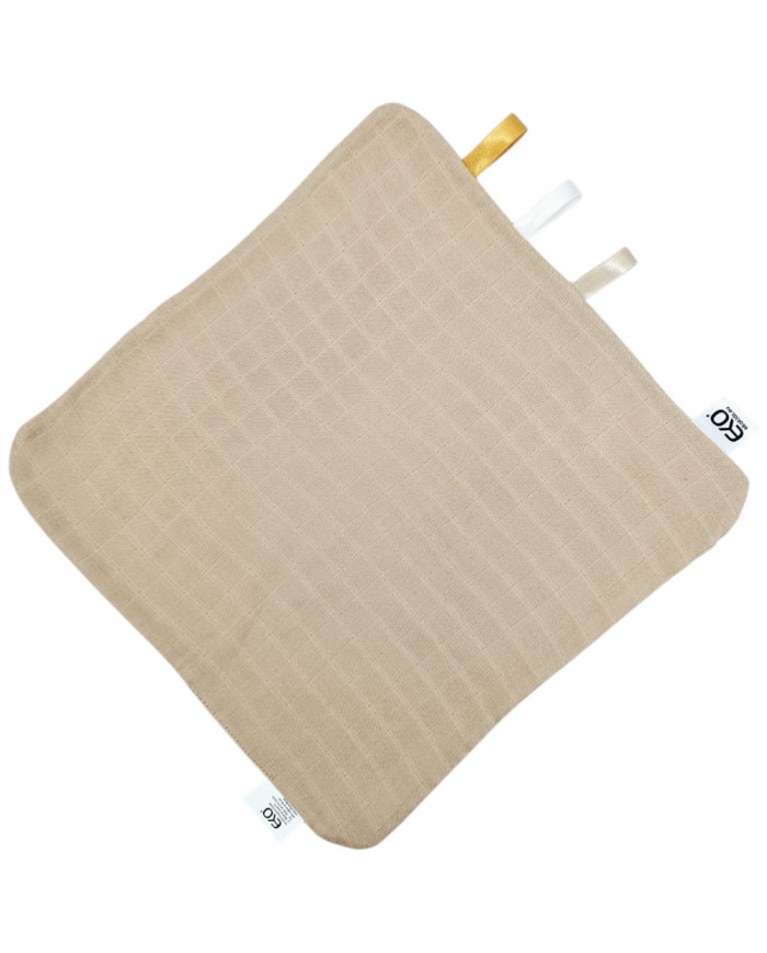 Weiches Baby-Spucktuch – Saugfähige Baumwolle & Sanfter Musselin CARAMEL