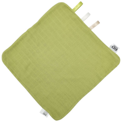 Miękka Pieluszka-Ulewajka Dziecięca – Chłonna Bawełna i Delikatny Muślin ZIELONY