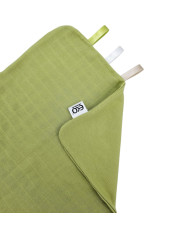 Bavoir d'épaule doux pour bébé – Coton absorbant et mousseline délicate GREEN