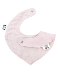 Pull-up bib Cotton+Muslin PINK