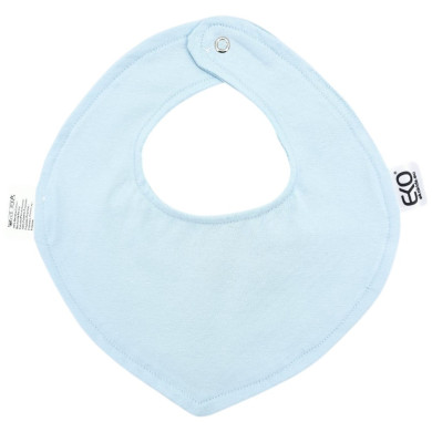 Śliniak na napy Bawełna+Muślin BŁĘKIT