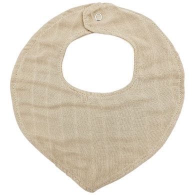 Śliniak na napy Bawełna+Muślin KARMEL