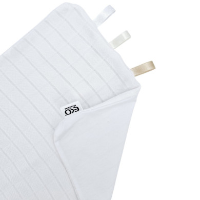 Miękka Pieluszka-Ulewajka Dziecięca – Chłonna Bawełna i Delikatny Muślin BIAŁY