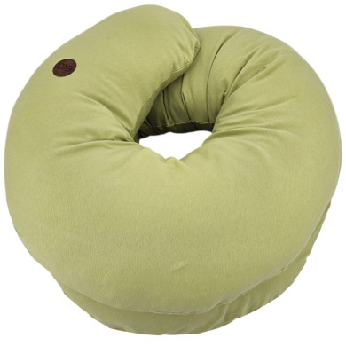 Poduszka do Karmienia XL z Jersey – Typ J, Ergonomiczne Wsparcie Ciała ZIELONY