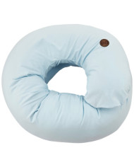 XL Jersey Nursing Pillow – J-Shape, Ergonomic Body Support BLUE
