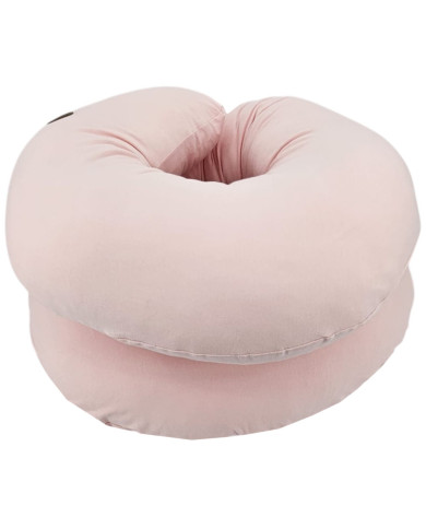 XL Jastuk za dojenje od jerseyja – J-oblik, Ergonomska podrška za tijelo PINK