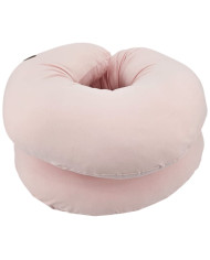 XL Jersey barošanas spilvens – J-forma, Ergonomisks ķermeņa atbalsts PINK