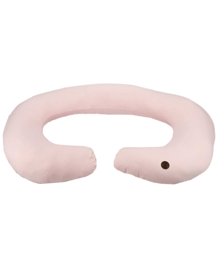 XL Jersey Szoptatós Párna – J-alakú, Ergonómikus testtámasz PINK