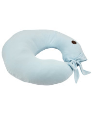 Kojicí polštář z jersey – Měkký a Elastický pro Matku a Dítě LIGHT BLUE