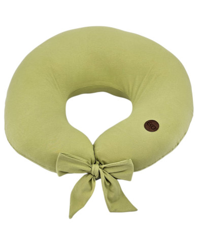 Coussin d'allaitement en jersey – Doux et Élastique pour Maman et Bébé GREEN