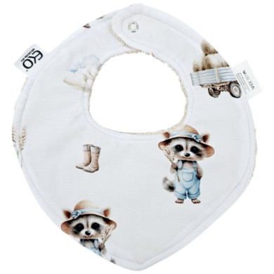 Śliniak na napy Bawełna ROLNIK/PIASEK