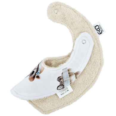 Śliniak na napy Bawełna ROLNIK/PIASEK