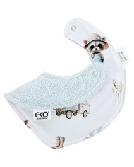 Pull-up bib Cotton FARMER/BLUE