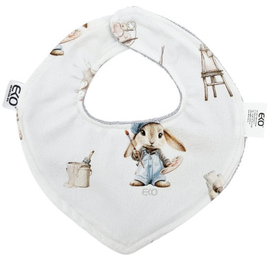 Śliniak na napy BAMBUS MALARZ/SZARY