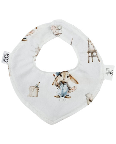 Pull-up bib BAMBOO PAINTER/HONEY