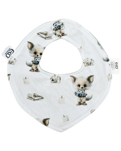 Pull-up bib BAMBOO PHOTOGRAPHER/MINT