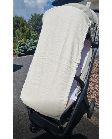 Muslin Sun visor LATTE